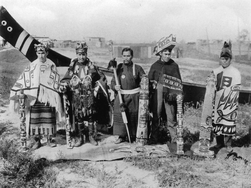 Bob Harris, Kwakiutl. Charles Nowell, Kwakiutl Native Ceremony