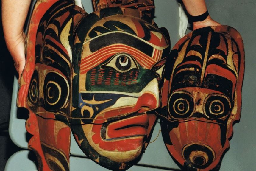 Bob Harris, Kwakiutl. Transformation Mask