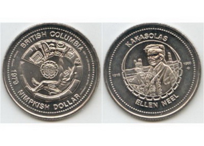 Ellen Neel, Kwakiutl Artist. Coins