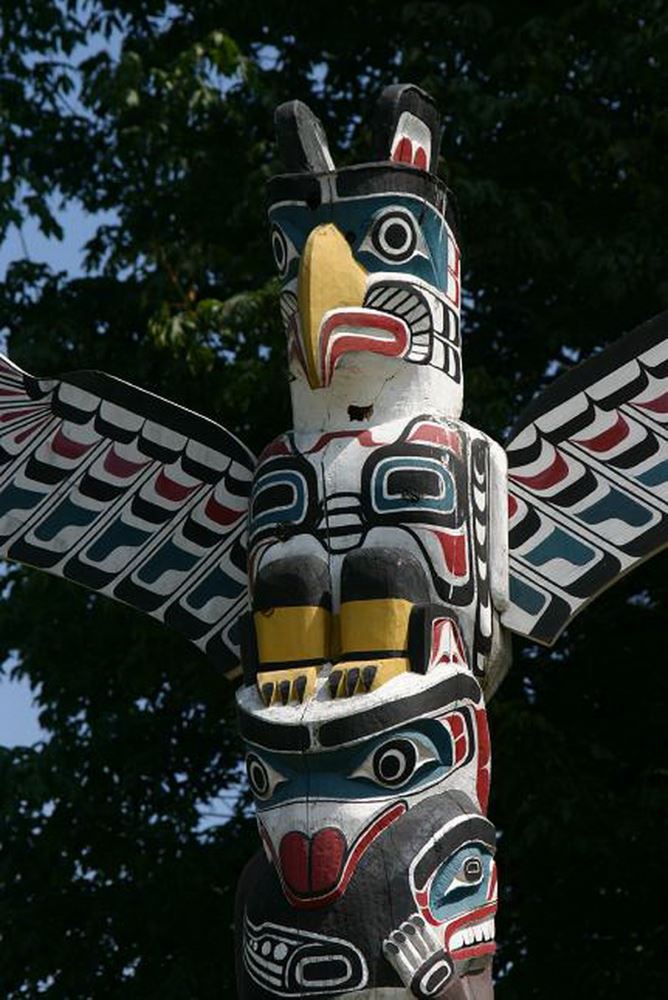 Ellen Neel, Kwakiutl Artist. Totem Pole Stanley Park