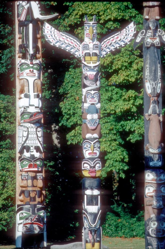 Ellen Neel, Kwakiutl Artist. Totem Pole Stanley Park