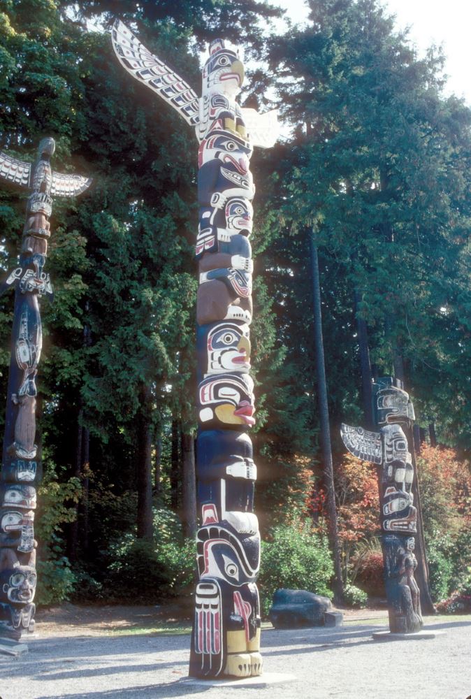 Ellen Neel, Kwakiutl Artist. Totem Pole Stanley Park