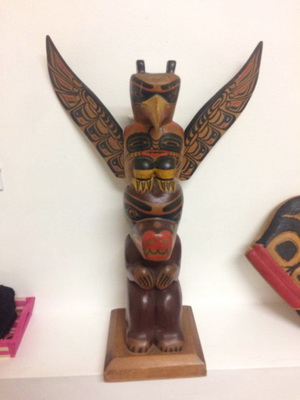 Ellen Neel, Kwakiutl Artist. Totem Pole