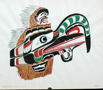 Chief Henry Speck, Kwakiutl. Cannibal Dance Mask