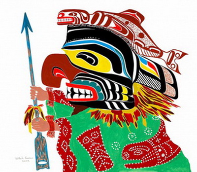 Chief Henry Speck, Kwakiutl. Whale Hunter Mask