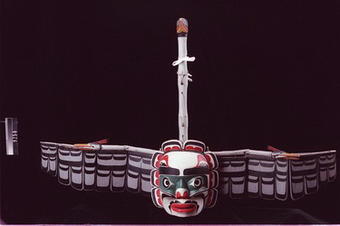 Chief Mungo Martin, Kwakiutl Artist. Crane Mask