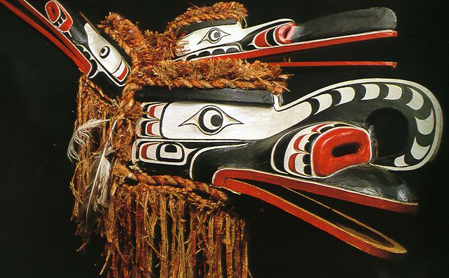 Chief Mungo Martin, Kwakiutl Artist. Crooked Beak Mask