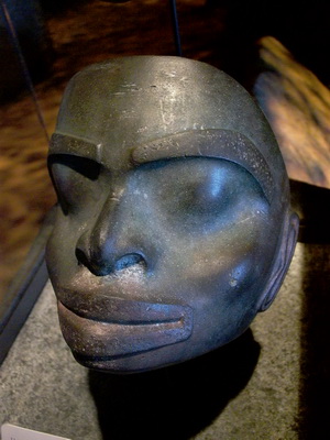 Northwest Coast Native Indian Art, Stone Mask